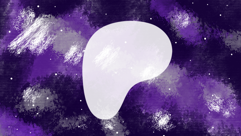 An abstract representation of a starry cosmic sky with the Patreon logo on it.